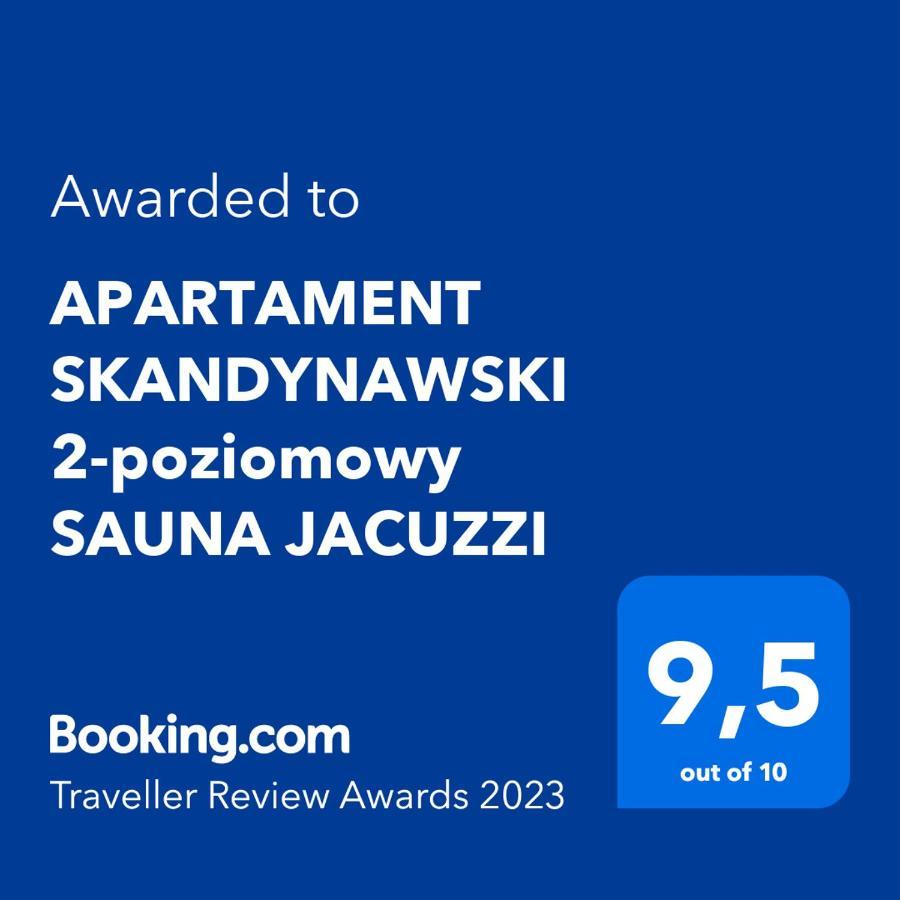 Skandynawski 2-poziomowy Sauna Jacuzzi Apartmán *